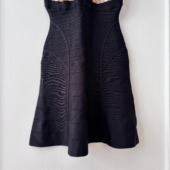 Herve Leger Amalli Sequined Bandage Dress - Picture 6 of 9